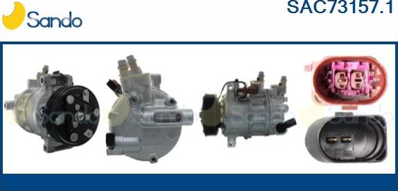 Sando SAC73157.1 - Compresseur, climatisation droxauto.com