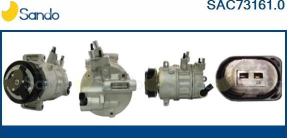 Sando SAC73161.0 - Compresseur, climatisation droxauto.com