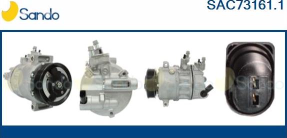 Sando SAC73161.1 - Compresseur, climatisation droxauto.com
