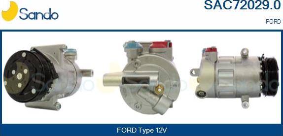 Sando SAC72029.0 - Compresseur, climatisation droxauto.com