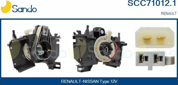 Sando SCC71012.1 - Ressort tournant, Airbag droxauto.com