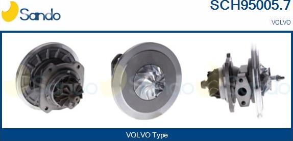 Sando SCH95005.7 - Carter central, compresseur droxauto.com