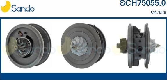 Sando SCH75055.0 - Carter central, compresseur droxauto.com