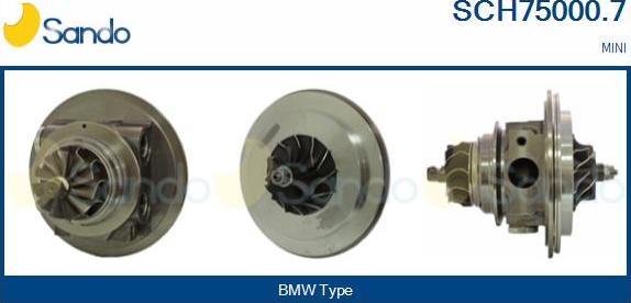 Sando SCH75000.7 - Carter central, compresseur droxauto.com