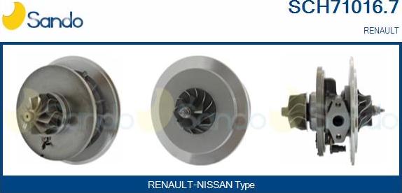 Sando SCH71016.7 - Carter central, compresseur droxauto.com