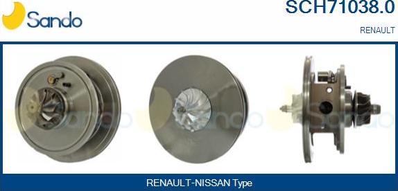 Sando SCH71038.0 - Carter central, compresseur droxauto.com