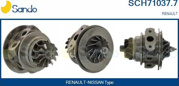 Sando SCH71037.7 - Carter central, compresseur droxauto.com