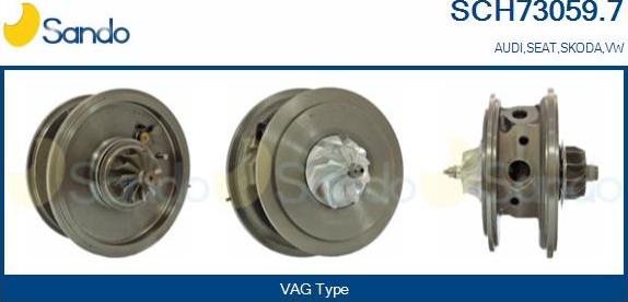 Sando SCH73059.7 - Carter central, compresseur droxauto.com