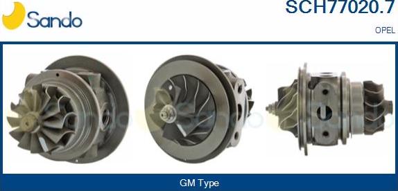 Sando SCH77020.7 - Carter central, compresseur droxauto.com