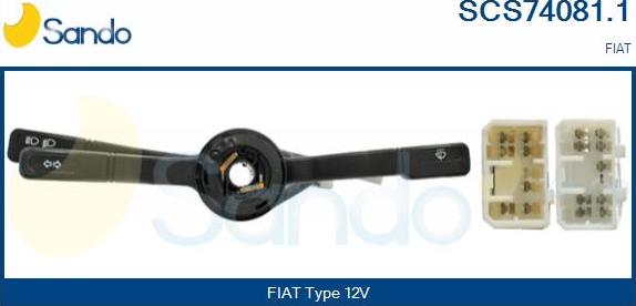 Sando SCS74081.1 - Commutateur de colonne de direction droxauto.com