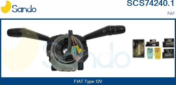 Sando SCS74240.1 - Commutateur de colonne de direction droxauto.com