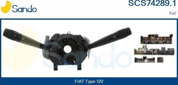 Sando SCS74289.1 - Commutateur de colonne de direction droxauto.com