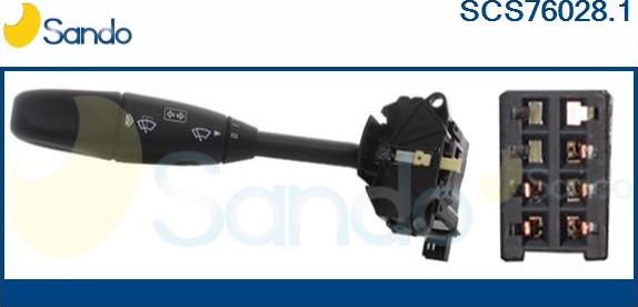 Sando SCS76028.1 - Commutateur de colonne de direction droxauto.com