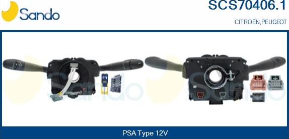 Sando SCS70406.1 - Commutateur de colonne de direction droxauto.com