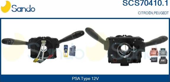 Sando SCS70410.1 - Commutateur de colonne de direction droxauto.com