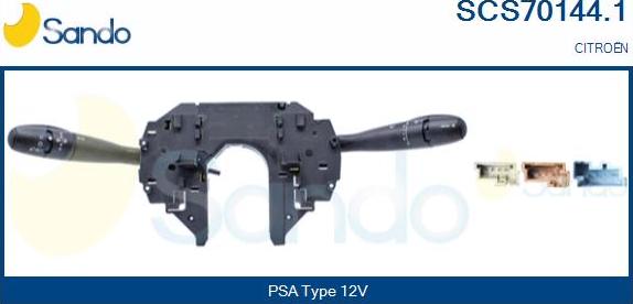 Sando SCS70144.1 - Commutateur de colonne de direction droxauto.com