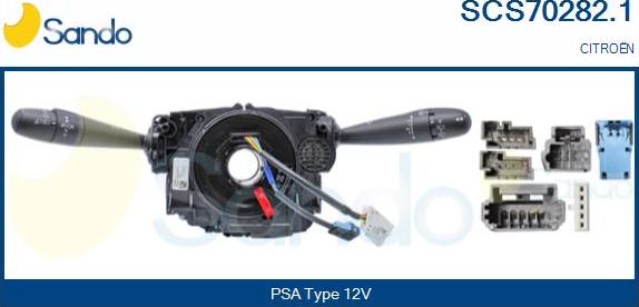 Sando SCS70282.1 - Commutateur de colonne de direction droxauto.com