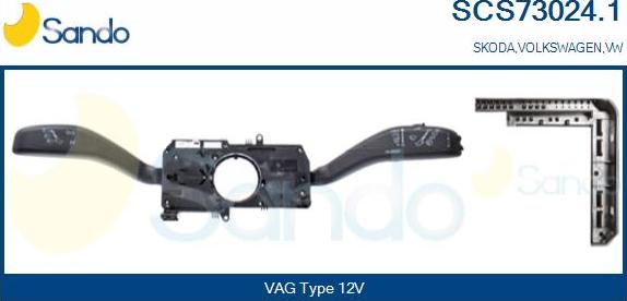 Sando SCS73024.1 - Commutateur de colonne de direction droxauto.com