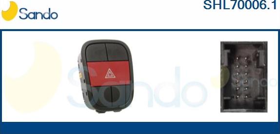 Sando SHL70006.1 - Interrupteur de signal de détresse droxauto.com