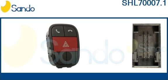 Sando SHL70007.1 - Interrupteur de signal de détresse droxauto.com