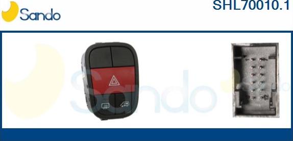 Sando SHL70010.1 - Interrupteur de signal de détresse droxauto.com