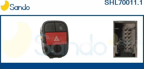 Sando SHL70011.1 - Interrupteur de signal de détresse droxauto.com