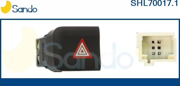 Sando SHL70017.1 - Interrupteur de signal de détresse droxauto.com