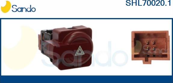 Sando SHL70020.1 - Interrupteur de signal de détresse droxauto.com