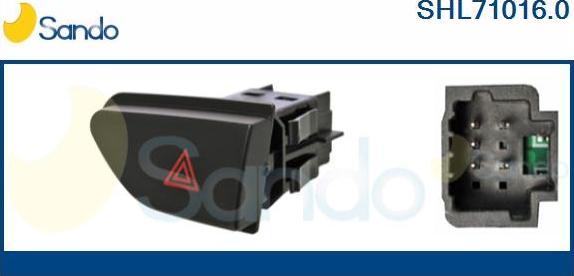 Sando SHL71016.0 - Interrupteur de signal de détresse droxauto.com