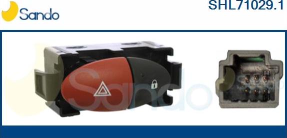 Sando SHL71029.1 - Interrupteur de signal de détresse droxauto.com