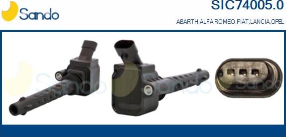 Sando SIC74005.0 - Bobine d'allumage droxauto.com