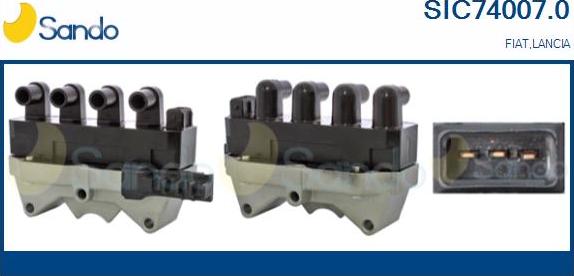 Sando SIC74007.0 - Bobine d'allumage droxauto.com