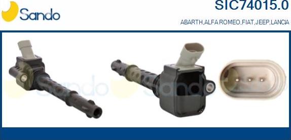 Sando SIC74015.0 - Bobine d'allumage droxauto.com