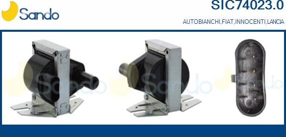 Sando SIC74023.0 - Bobine d'allumage droxauto.com
