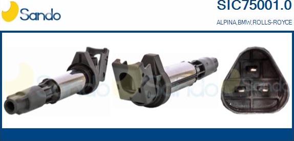 Sando SIC75001.0 - Bobine d'allumage droxauto.com