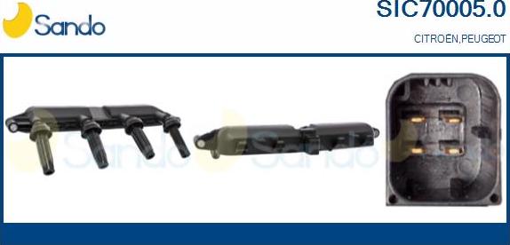 Sando SIC70005.0 - Bobine d'allumage droxauto.com