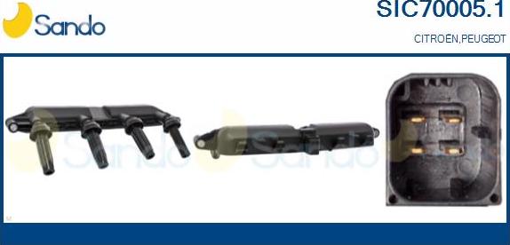 Sando SIC70005.1 - Bobine d'allumage droxauto.com