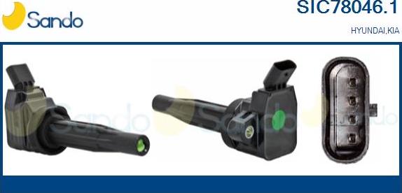 Sando SIC78046.1 - Bobine d'allumage droxauto.com