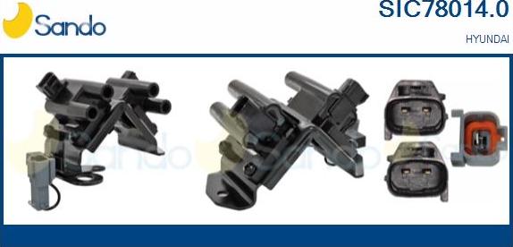 Sando SIC78014.0 - Bobine d'allumage droxauto.com