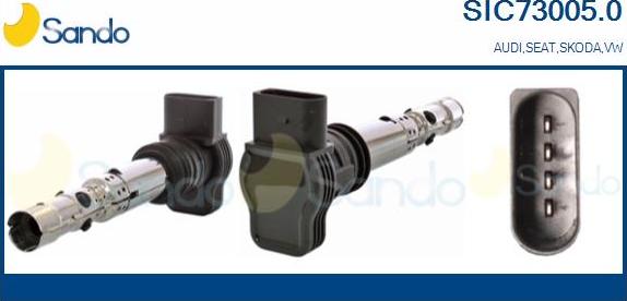 Sando SIC73005.0 - Bobine d'allumage droxauto.com