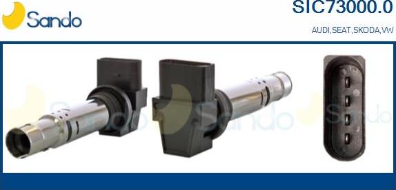 Sando SIC73000.0 - Bobine d'allumage droxauto.com