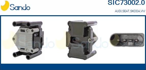 Sando SIC73002.0 - Bobine d'allumage droxauto.com
