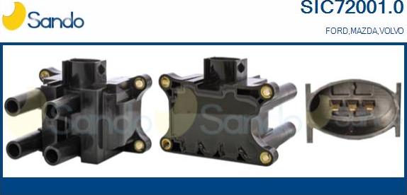 Sando SIC72001.0 - Bobine d'allumage droxauto.com