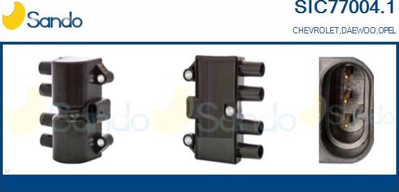 Sando SIC77004.1 - Bobine d'allumage droxauto.com