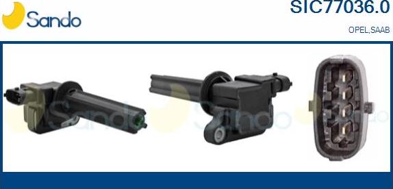 Sando SIC77036.0 - Bobine d'allumage droxauto.com