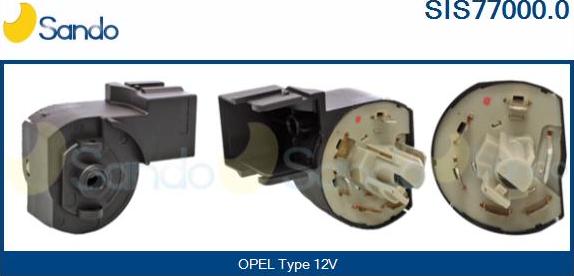 Sando SIS77000.0 - Interrupteur d'allumage / de démarreur droxauto.com