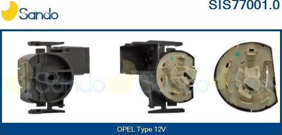 Sando SIS77001.0 - Interrupteur d'allumage / de démarreur droxauto.com