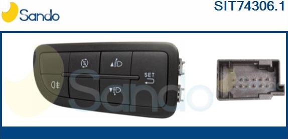 Sando SIT74306.1 - Correcteur, portée lumineuse droxauto.com