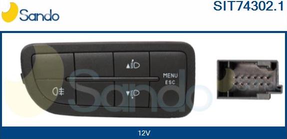Sando SIT74302.1 - Correcteur, portée lumineuse droxauto.com