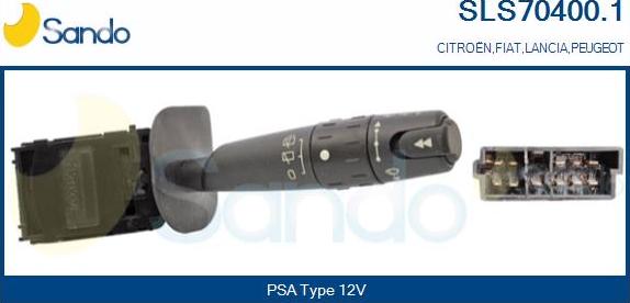 Sando SLS70400.1 - Commutateur de colonne de direction droxauto.com